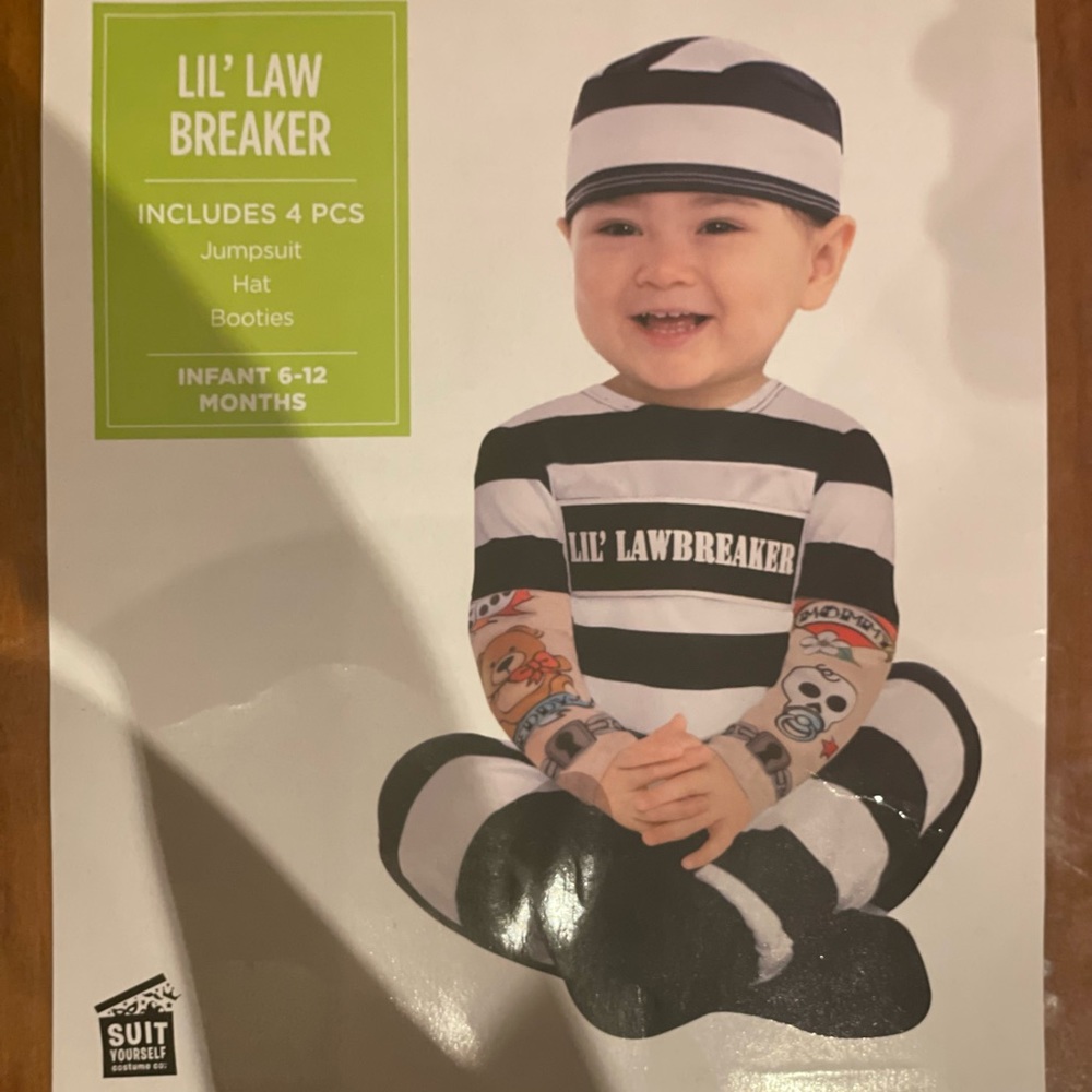 Lil’ Lawbreaker infant 6-12 months
